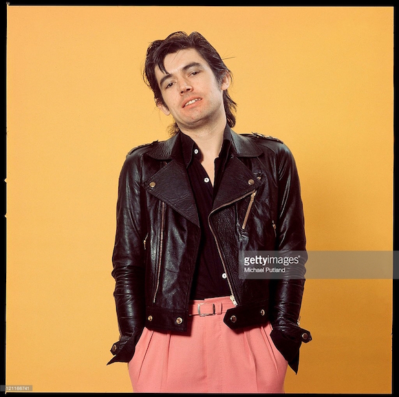 Sex leather jacket -chris-spedding-studio-portrait-london-1975-picture-id121166741